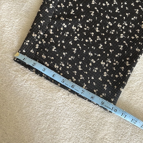 Vintage Ditzy floral printed cropped wide leg pants - Picture 6 of 13